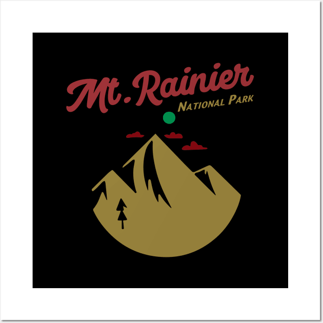 Mt Rainier Washington Wall Art by Alexander Luminova
